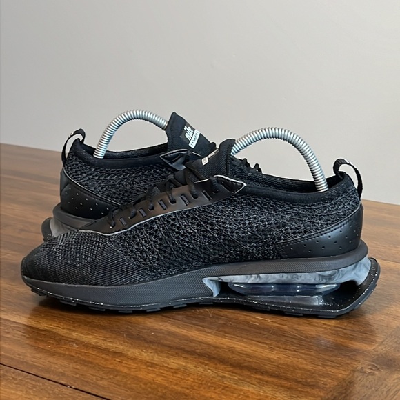 Nike Air Max Flyknit Racer Triple Black Size 7 Mens Shoes FD2764-001 - Picture 7 of 13